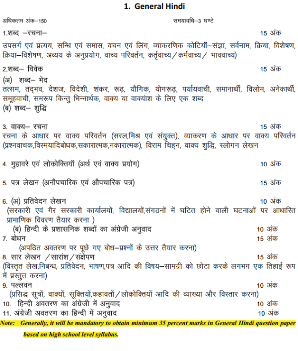 UKPCS 2024 Mains General Hindi