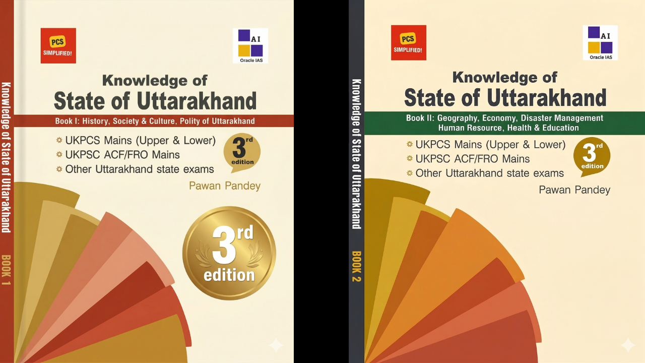UKPCS Mains Paper 5 and 6: Uttarakhand Special