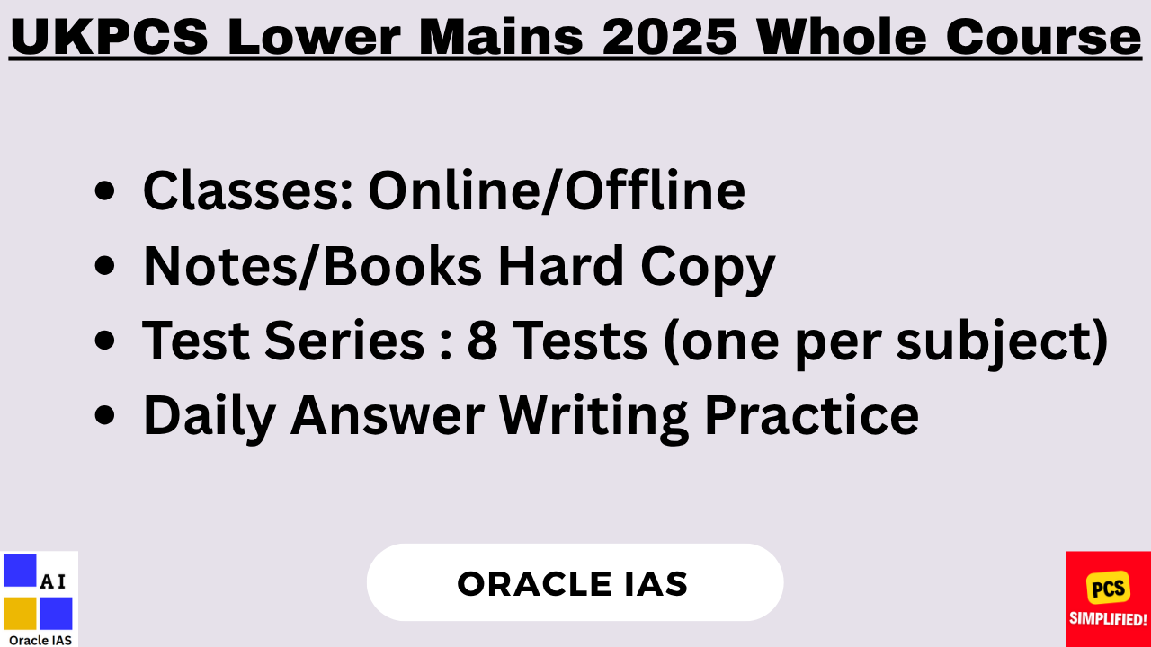 UKPCS lower Mains Whole Course 2025